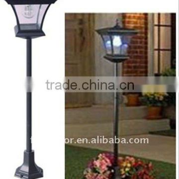 5 pcs super white led solar lamp post