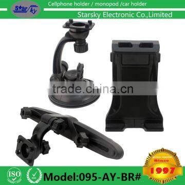 095-AY-BR# TABLET PC car holder 2in1 kit for windshiled and backseat both car phone holder