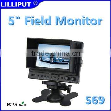 569GL-50NP/H/Y small lcd monitor hdmi with LP-E6 Battery plate