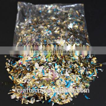 party sparkle metallic paper confetti with assorted color