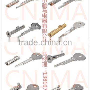 Exhibiting sliding glass door lock / freezer lock