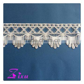 Classic Design Fashionable Water Soluble Chemical Embroidered Lace Trim Supplier's Choice photo-2