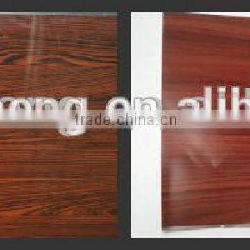 Wood color aluminium cladding