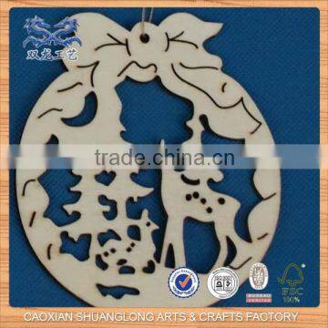 New Design Wholesale Cheap Wooden Christmas Decoration