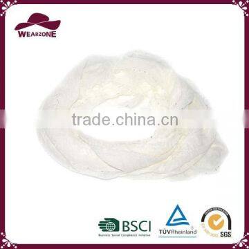 China Wholesale Snood, White Stock Snood for Ladies photo-3