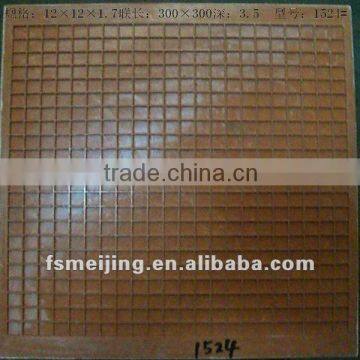 Moulding plastic for glass mosaic