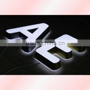 High light 3d acrylic led advertising mini letters sign