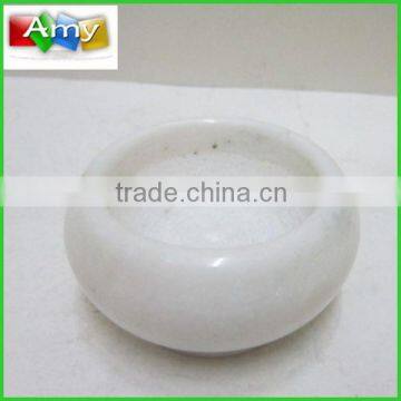 SM748 mini white marble mortar and pestle