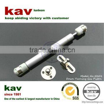copper color down turning hydraulic gas lift for kitchen cabinet