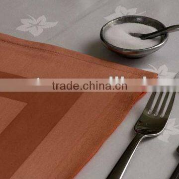 100% cotton satin band dinner napkin/ table linen napkin