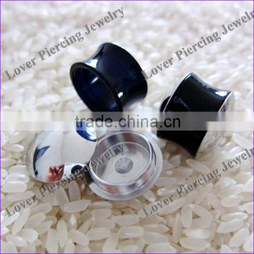 Acrylic Ear Body Piercing Jewelry Custom Flesh Tunnel Plugs [UV-RT382]