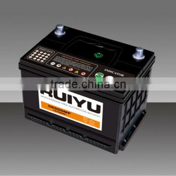 12 V Maintenance free car battery