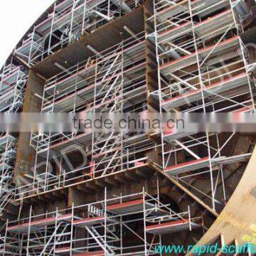 Scaffolding project for ship boat working platform