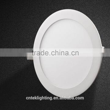 CE ROHS 15w round led ceiling panel light cool white