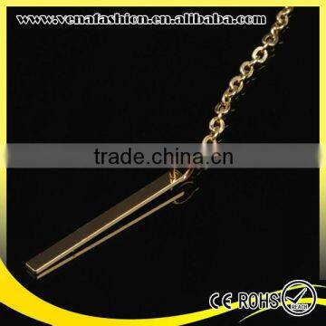 Diamond Tassels Women Long Thin Chain Necklace