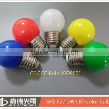 E27 1w LED bulb colorful led bulb