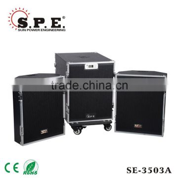 15 inch active subwoofer buit-in amplifier DSP, bluthteeth active speakers full set system for outdoor indoor performance