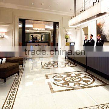 600x600 Ivory Polished Porcelain Tiles Cream Bleed Jade Tiles photo-6