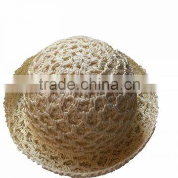 High quality hand hollow-out children beach straw hat