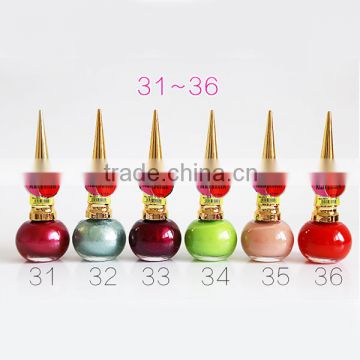 60 color New design 10ml nail polish glass bottle UV gel