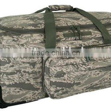 Luggage Deployment Bag with Wheels Military Trolley Bag