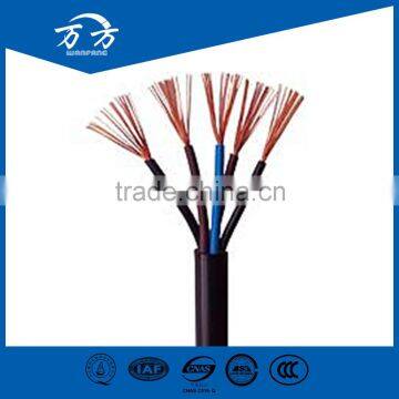 IEC 60502 450/750V PVC sheathed electrical flexible 5 core power cable