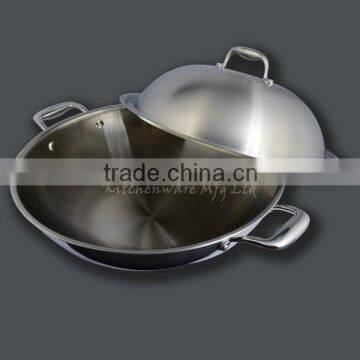 Practical Stainless Steel Gas Fired Woks