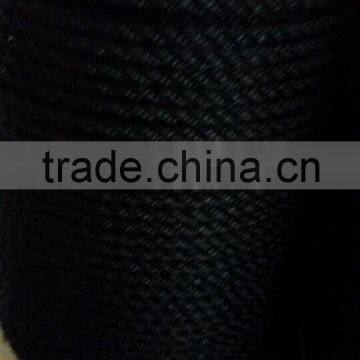 3 Strand Twisted Poly Ropes in Yellow and Black Color photo-3