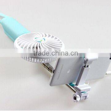 2016 Newest Fashion Design 3 in 1 Selfie Power Bank Fans,selfie Monopod Sticker Fans photo-2