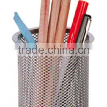 Metal mesh Round Pen Holder