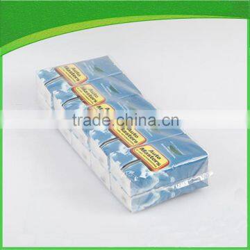 Promotional virgin wood pulp pocket facial tissue paper