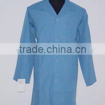 LONG SLEEVES BLUE COLOR LAB COAT