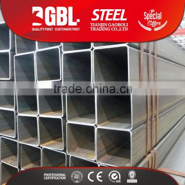 new premium 60x60mm diameter black welded square steel pipe