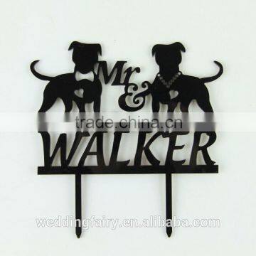 Manufacturer supply Good Quality cake topper bride and groom 2015