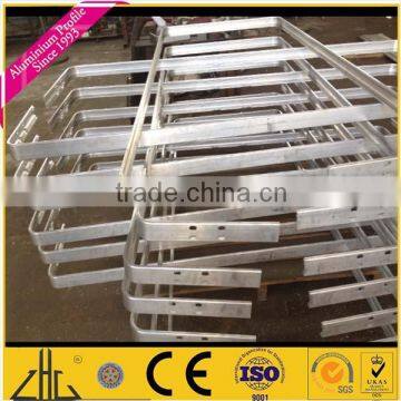 Wow!! Hole Drilling Aluminium Tube Pipe Frame Anodized OEM , Aluminium Hollow Section With Milling , CNC Aluminium Parts Factory photo-4