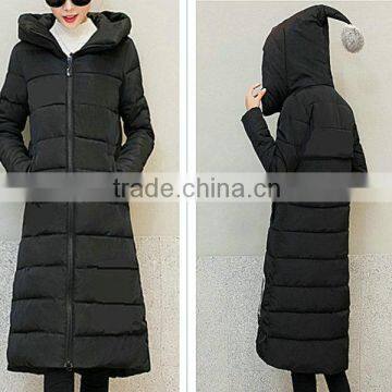 2016 cheap high quality winter parka long coats women, ladies long coat design