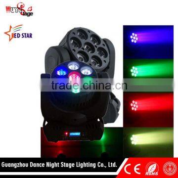 DMX Controller 7pcs 12W Moving Head Light LED Moving Lights