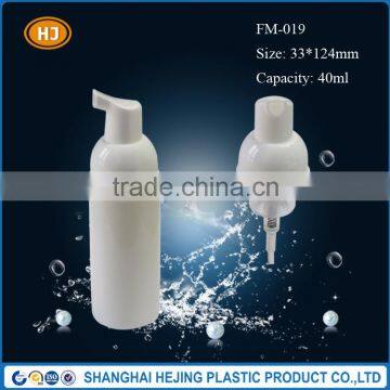 40ml plastic foam pump bottle foam applicator with high quality