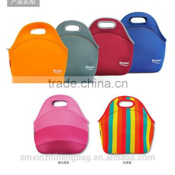 custom insulated neoprene lunch tote bags