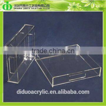 DDY-0097 Trade Assurance Square Hard Clear Plastic Tray