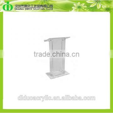 DDL-0077 Trade Assurance Alibaba China Supplier Wholesale Glass Pulpit