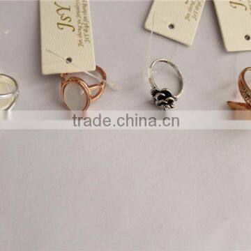 JSY Jewerly Rings Sets 18k Yellow Gold Rings Cat Eye Gemstone Ring photo-2