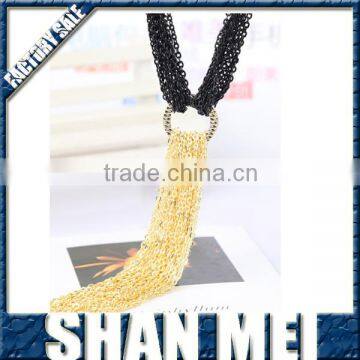 Fashion Gold Metal Chain Decoratived Gilding Metal Chain Necklace