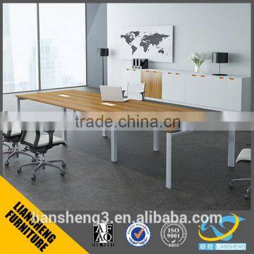 knock-down price rectangle aluminum alloy frame conference desk,meeting table