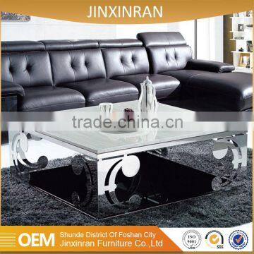 Factory High quality living room baroque white marble coffee table for sale