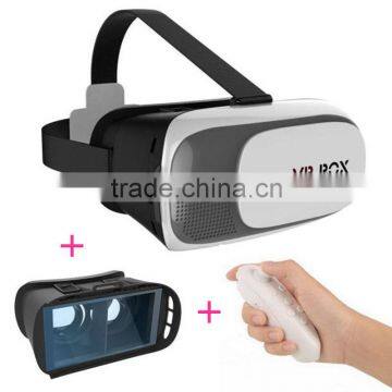 2016 3D VR Box Google Glasses free hot Movies Games for Smart Phones