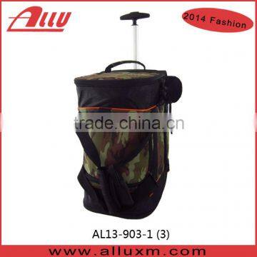 2014 Camo wheelie lawn bowls bag factory price