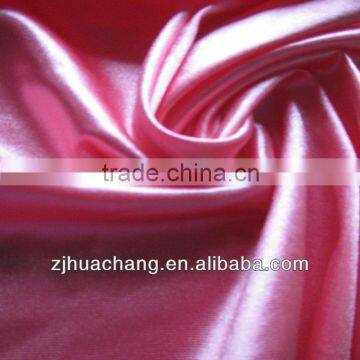 100% Polyester Plain Dyed Satin Dazzle Fabric