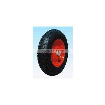 350-8 wheelbarrow tyre with hub pneumatic wheel