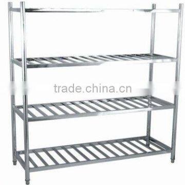 4-Tier Stainless Steel Metal Storage Rack